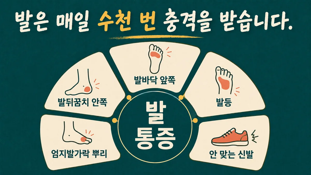 인천 송도 더율한의원 - 발 통증 원인