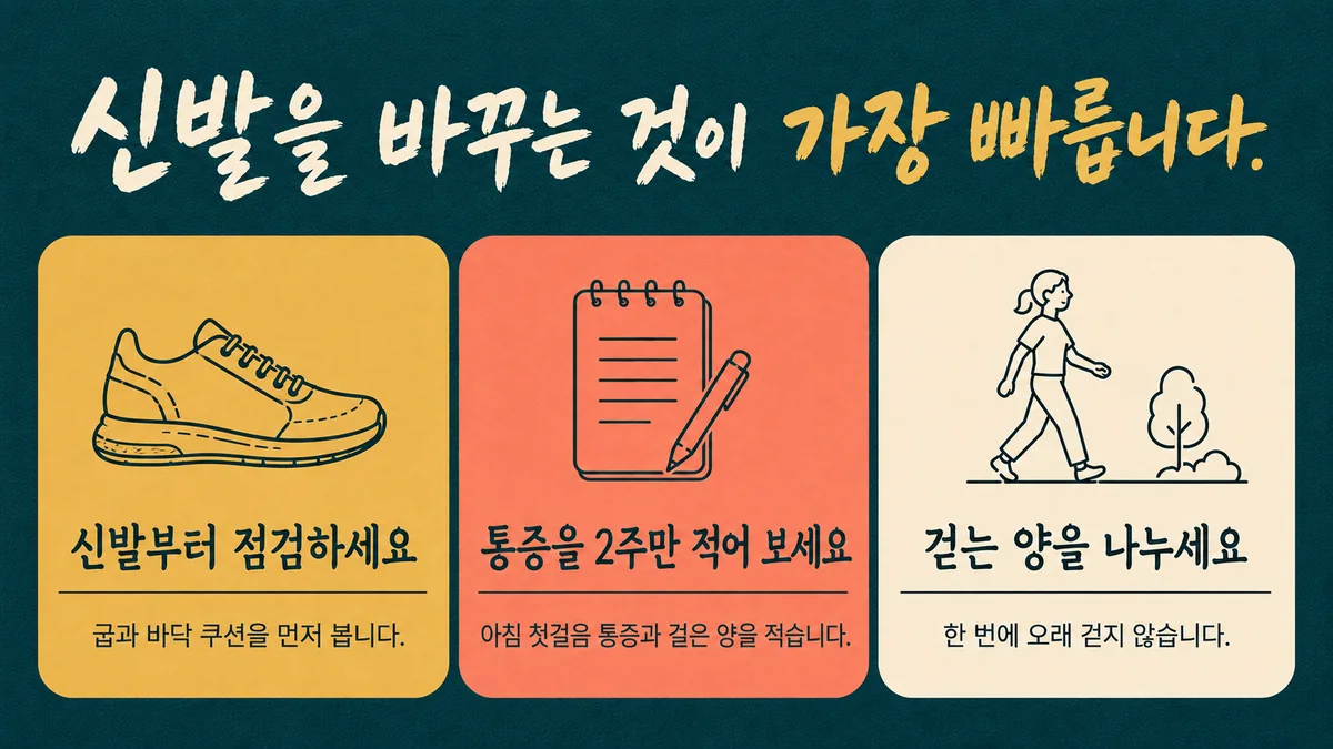 인천 송도 더율한의원 - 발 통증 생활관리