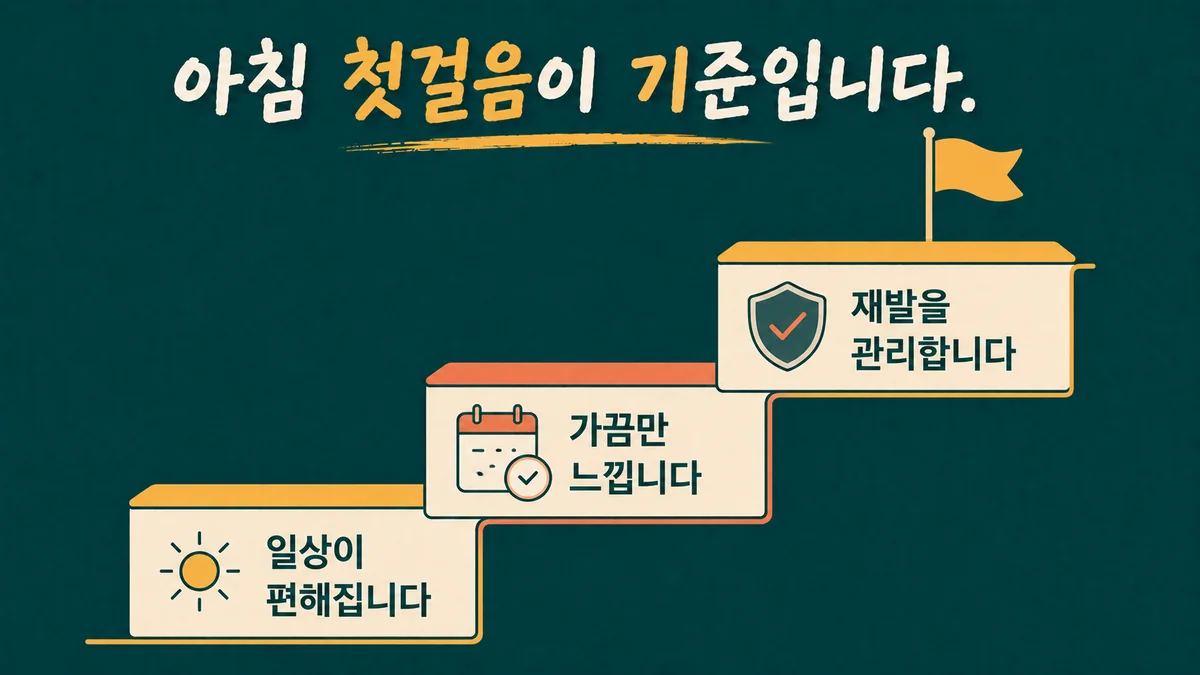 인천 송도 더율한의원 - 발 통증 회복