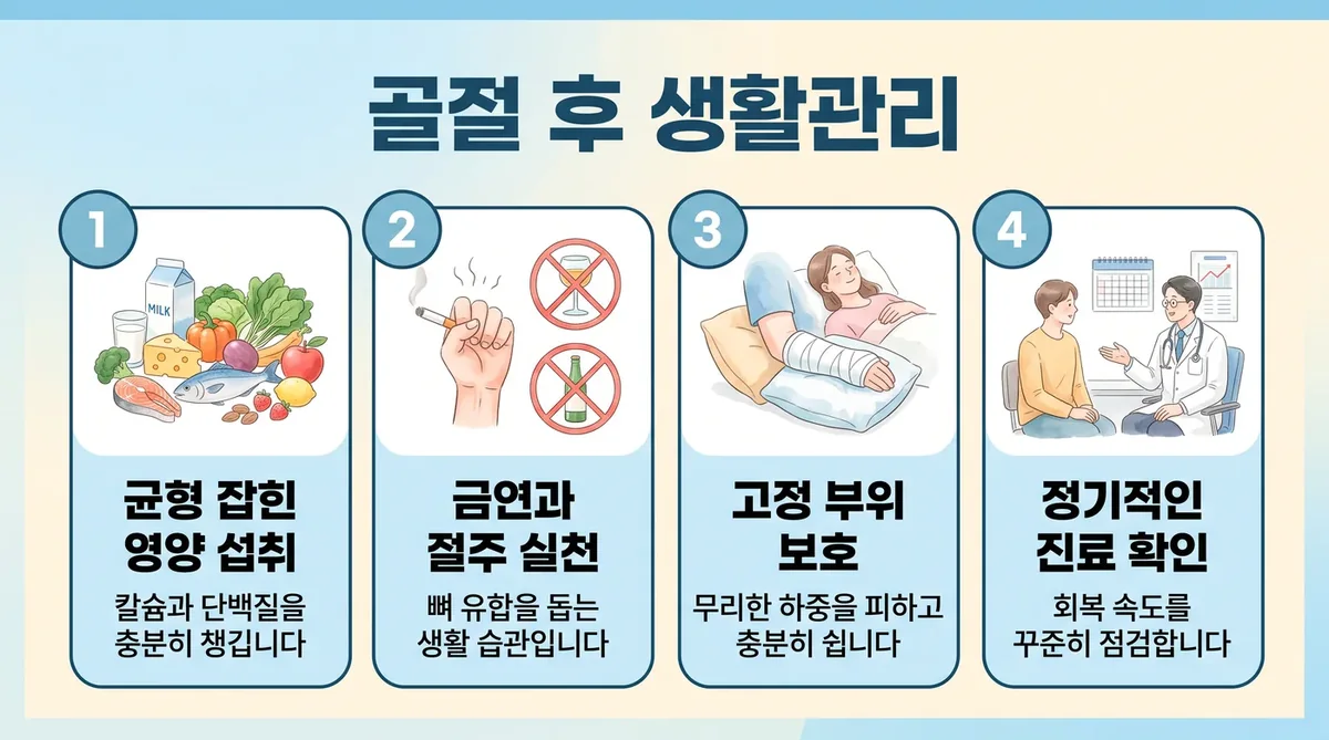 인천 송도 더율한의원 - 골절 후 회복 생활관리