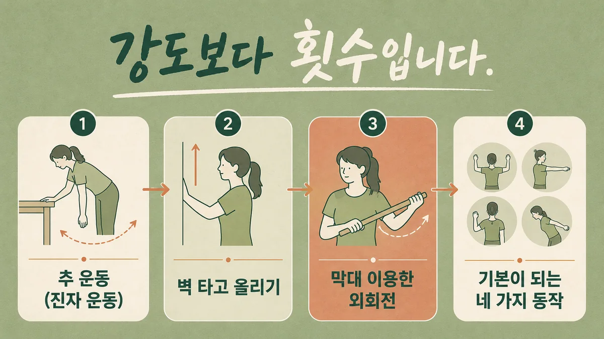 인천 송도 더율한의원 - 오십견 운동