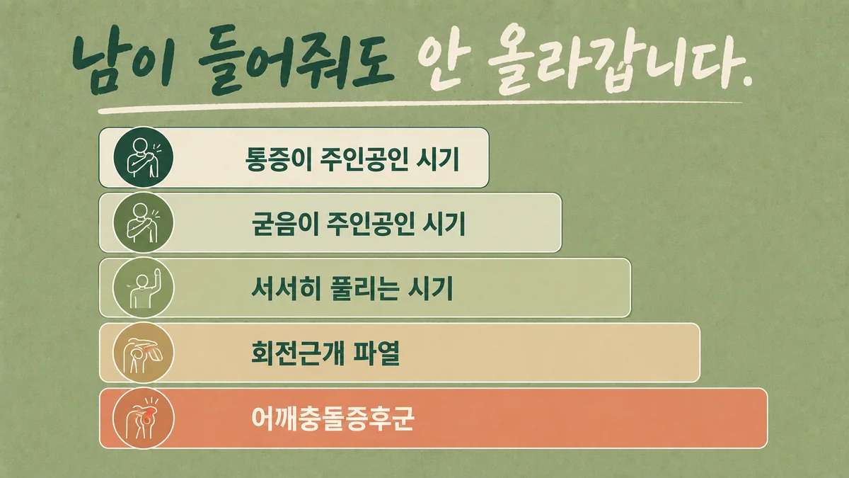 인천 송도 더율한의원 - 오십견 증상