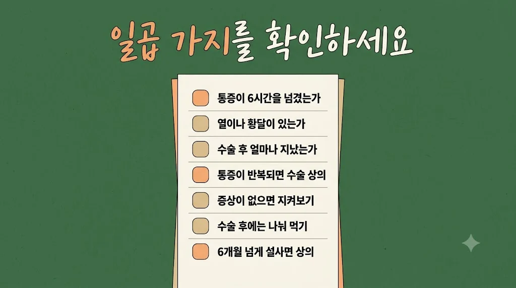 인천 송도 더율한의원 - 담석 자가진단