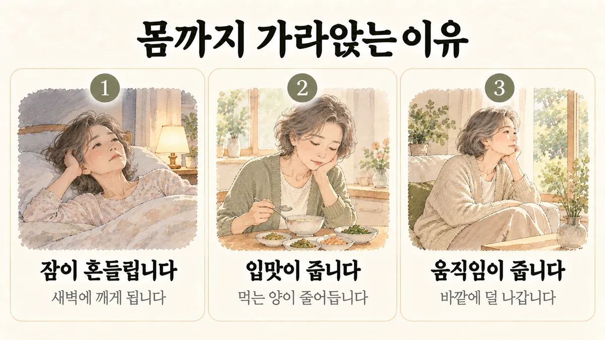 강화한의원 우울증 원인 - 잠이 흔들립니다·입맛이 줍니다·움직임이 줍니다