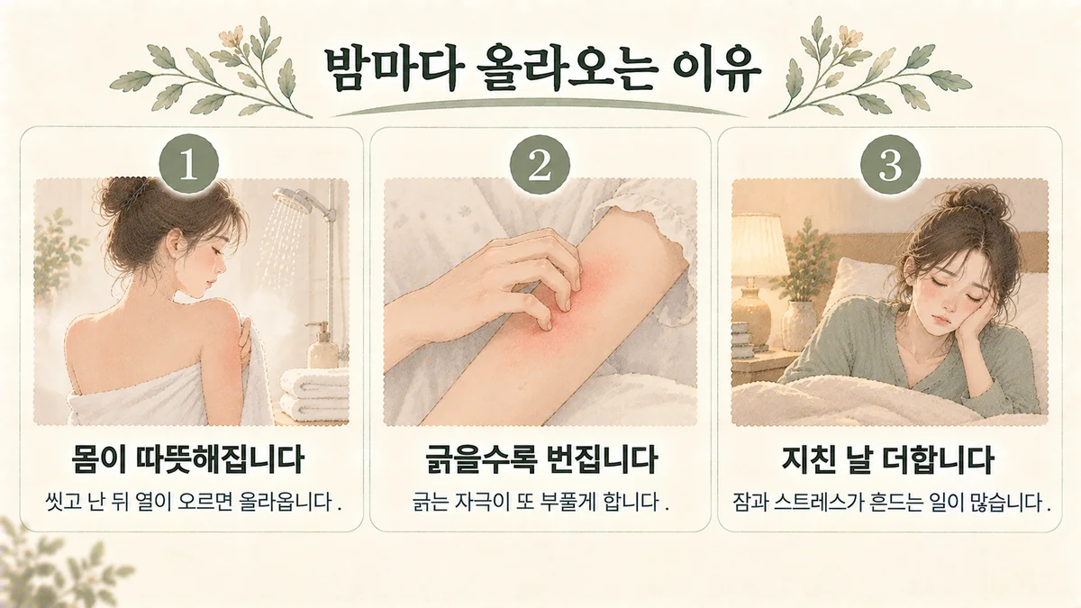 검단한의원 두드러기 원인 - 몸이 따뜻해집니다·긁을수록 번집니다·지친 날 더합니다