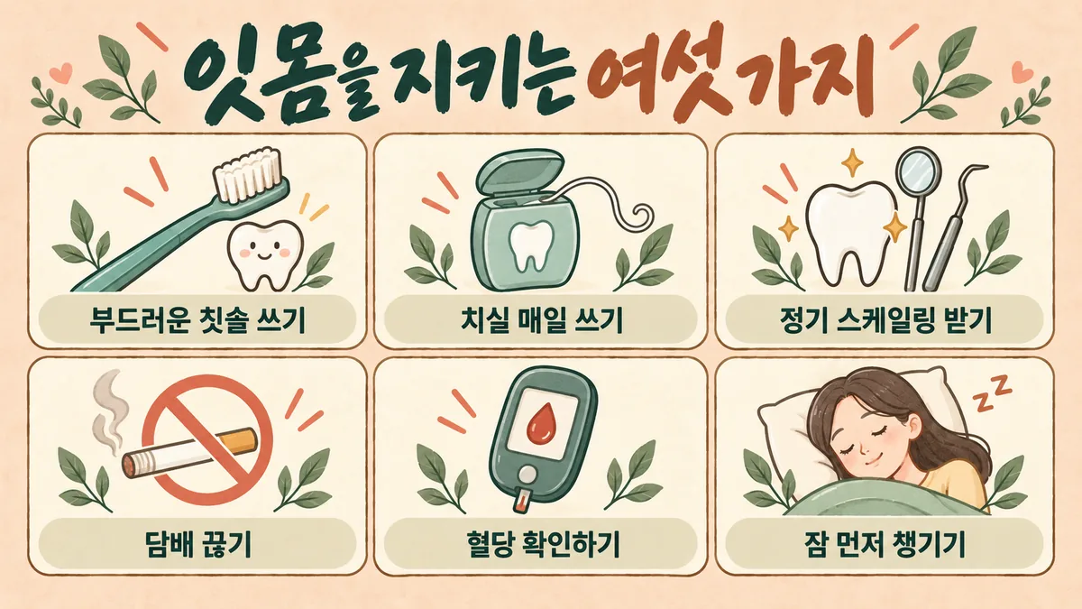 잇몸염 생활관리 여섯 가지 - 인천 송도 더율한의원