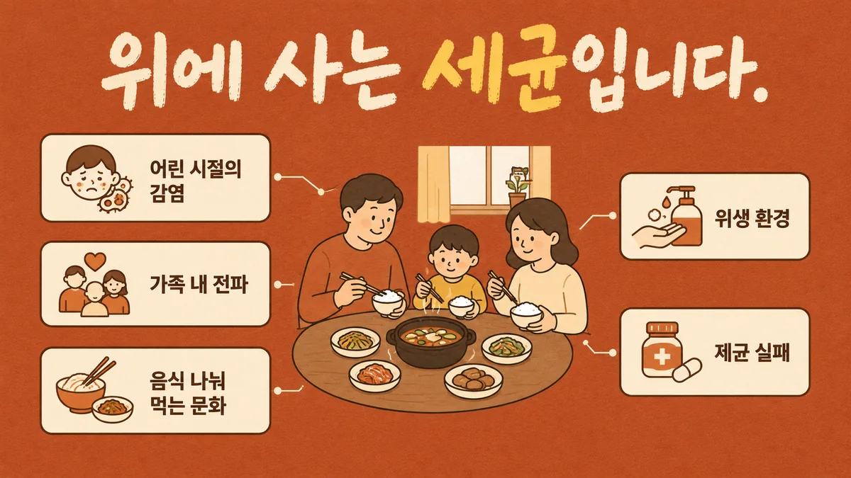 인천 송도 더율한의원 - 헬리코박터 원인