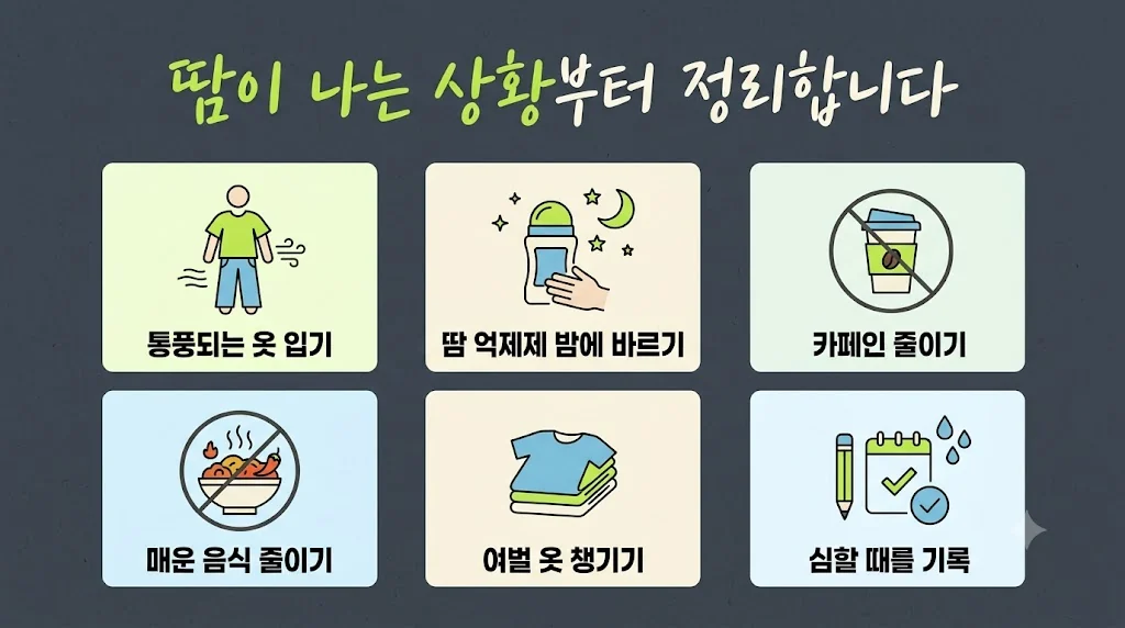 인천 송도 더율한의원 - 다한증 생활관리