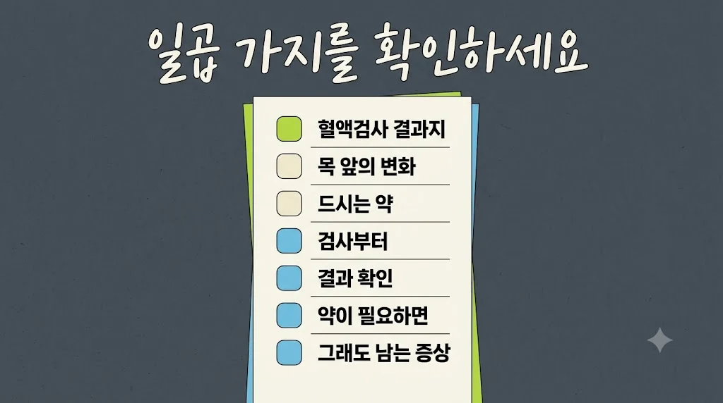 인천 송도 더율한의원 - 갑상선기능저하증 자가진단