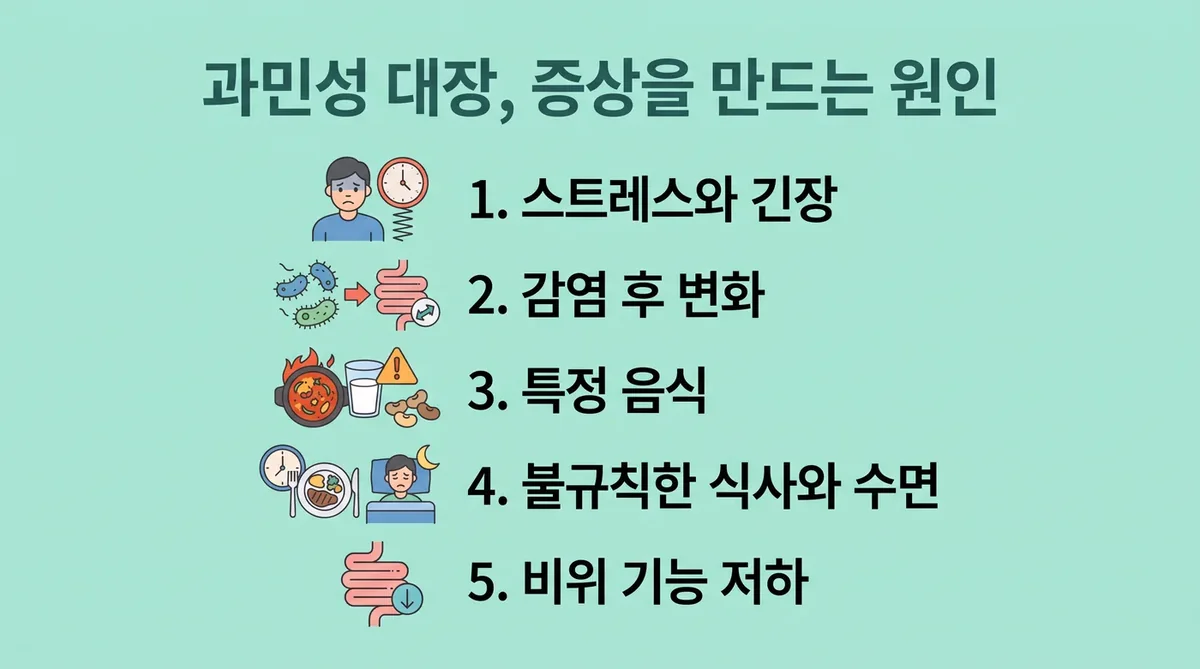인천 송도 더율한의원 - 과민성 대장 원인
