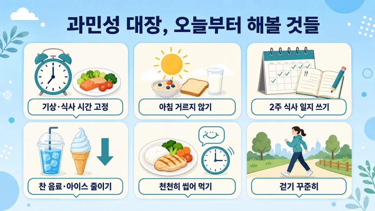 인천 송도 더율한의원 - 과민성 대장 생활관리