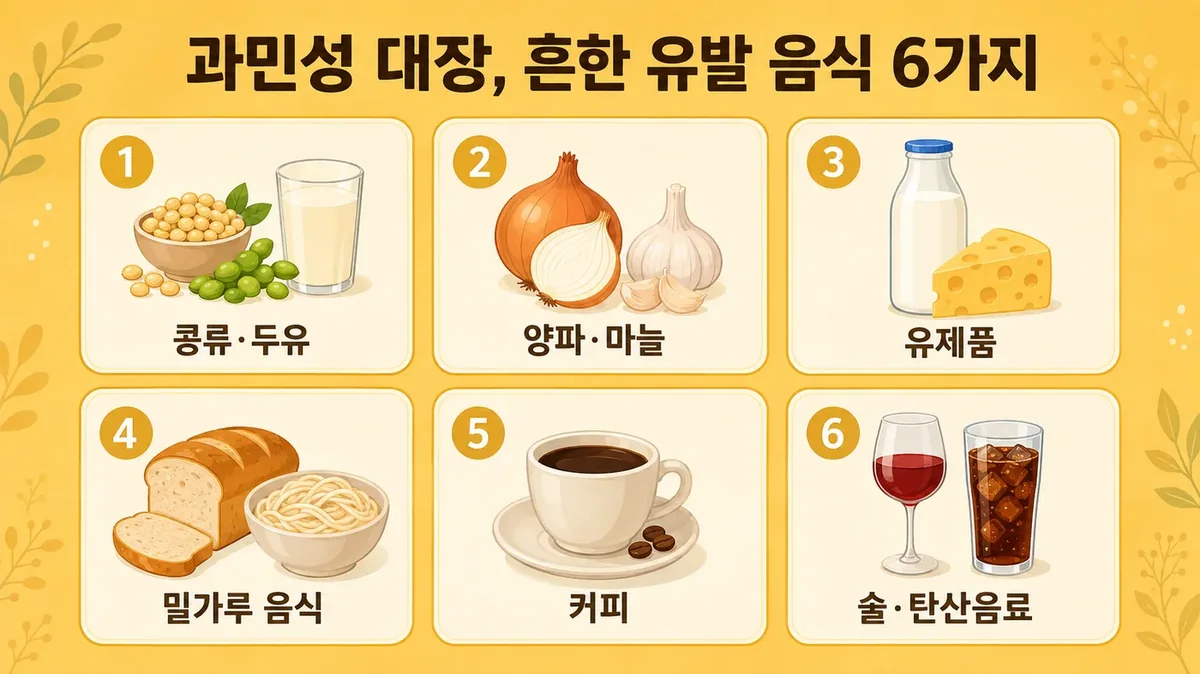 인천 송도 더율한의원 - 과민성 대장 음식 가이드