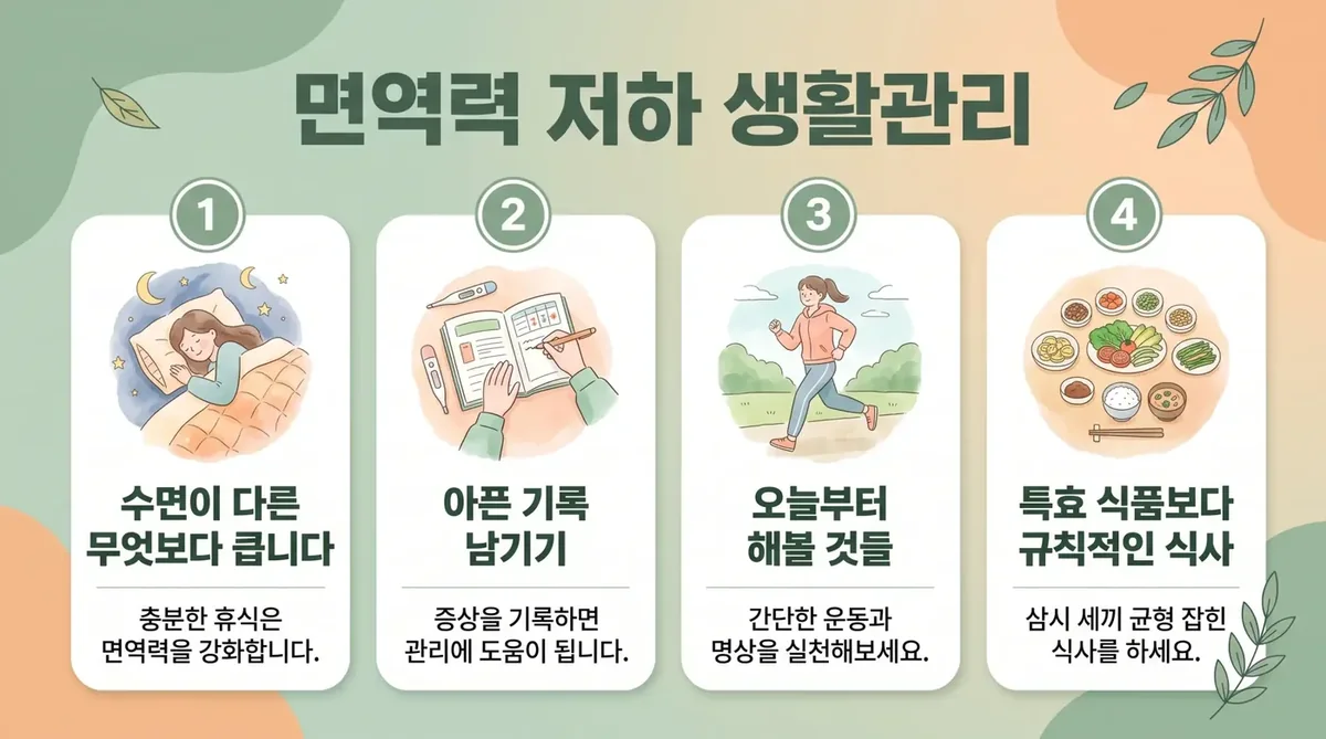 인천 송도 더율한의원 - 면역력 저하 생활관리