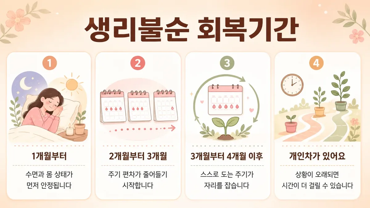 인천 송도 더율한의원 - 생리불순 회복
