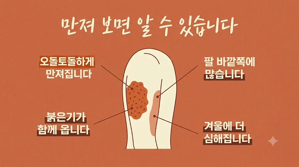 인천 송도 더율한의원 - 모공각화증 증상