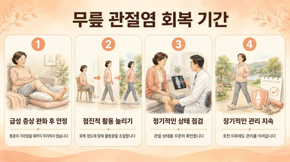 인천 송도 더율한의원 - 무릎 관절염 회복