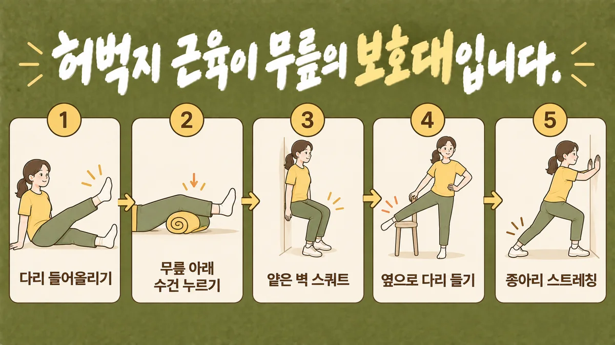 인천 송도 더율한의원 - 무릎 통증 운동