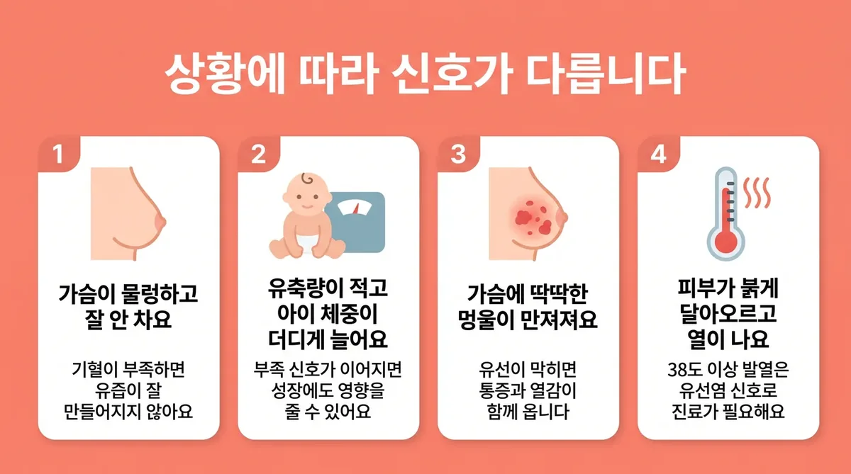 인천 송도 더율한의원 - 모유수유 증상