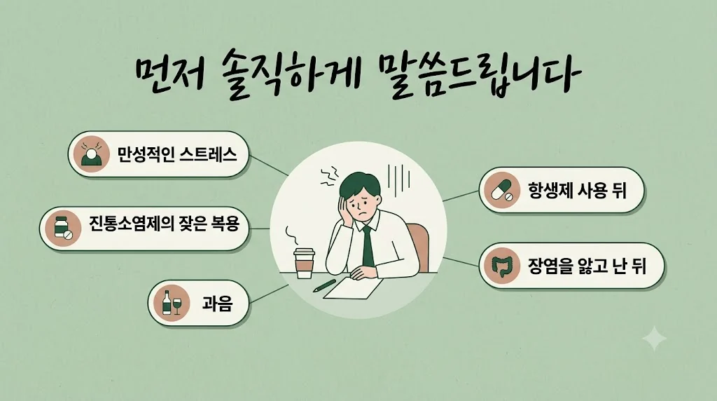 인천 송도 더율한의원 - 장누수증후군 원인