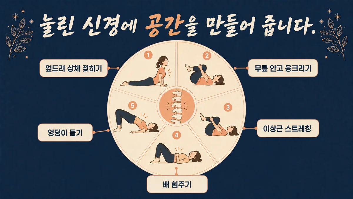 인천 송도 더율한의원 - 다리 저림 운동