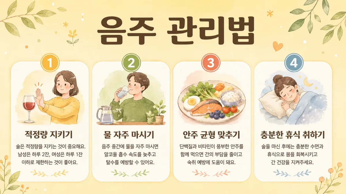 인천 송도 더율한의원 - 음주와 간 건강 음주 관리
