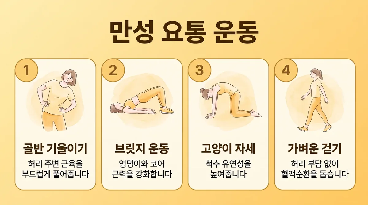인천 송도 더율한의원 - 만성 요통 운동