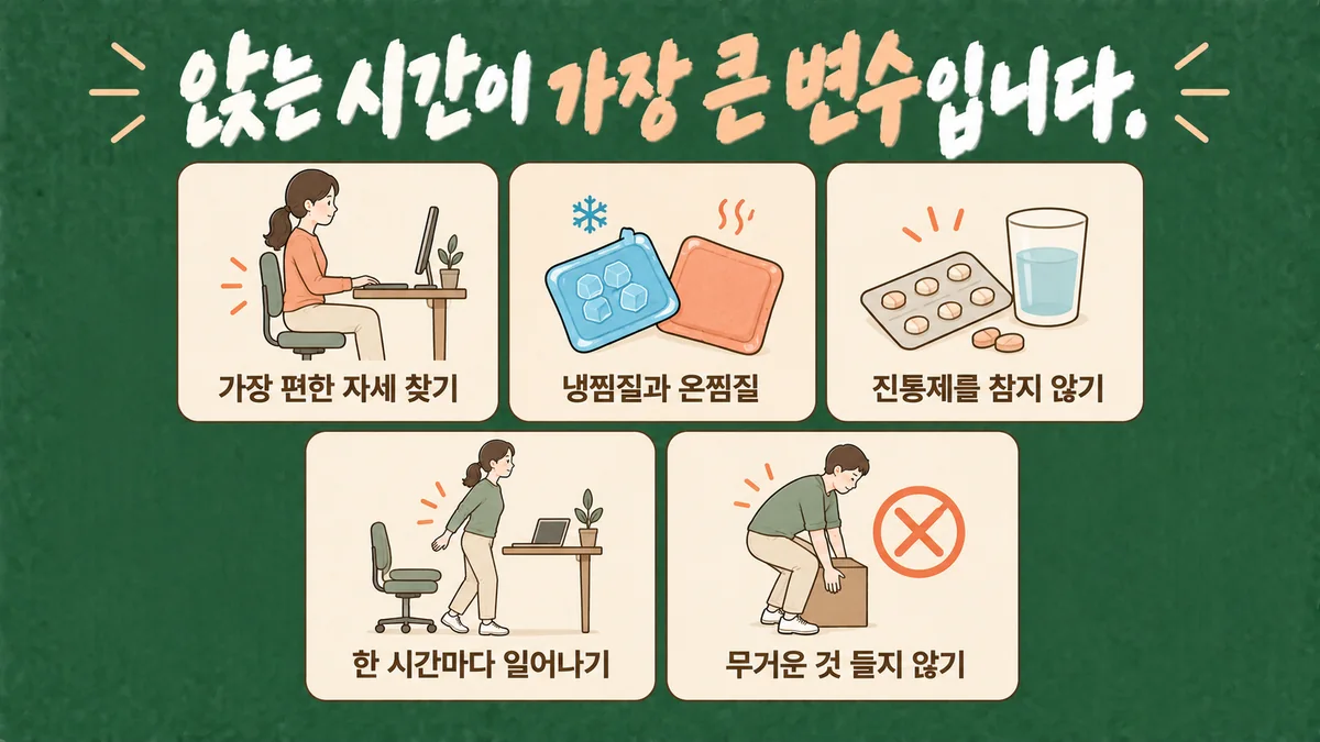 인천 송도 더율한의원 - 허리디스크 생활관리