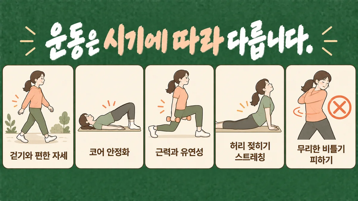 인천 송도 더율한의원 - 허리디스크 운동