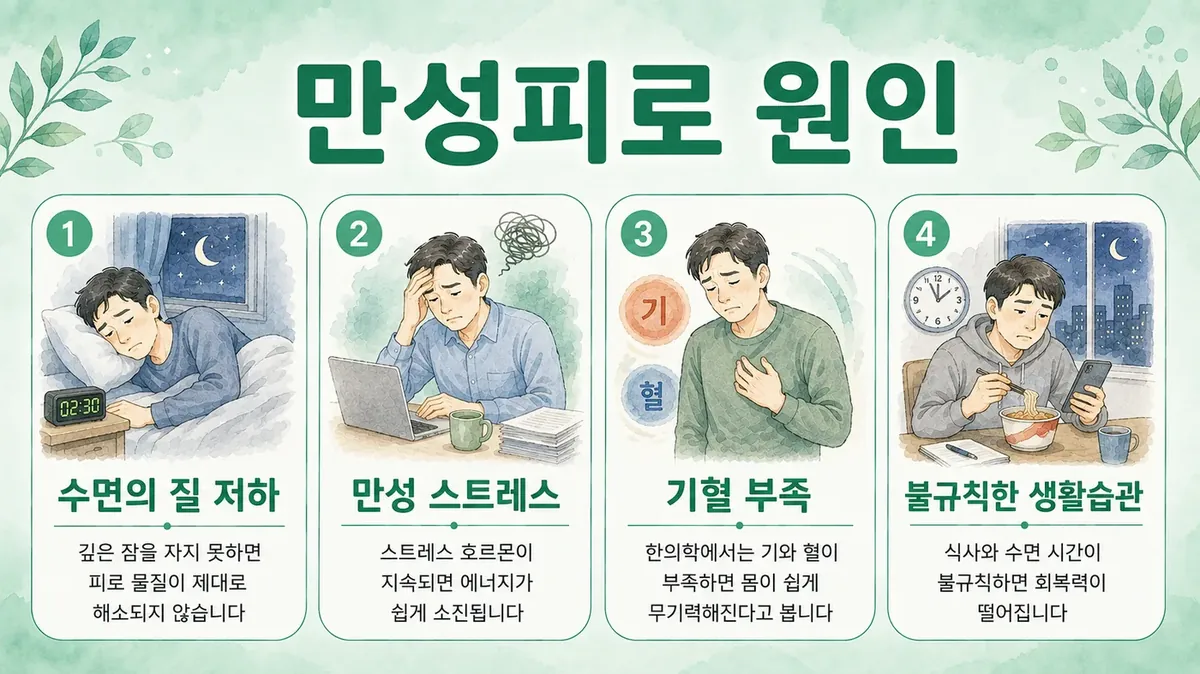 만성피로의 구조 — 채우는 힘과 쓰는 양의 불균형