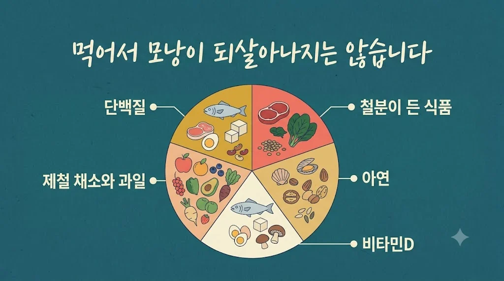 인천 송도 더율한의원 - 남성 탈모 음식