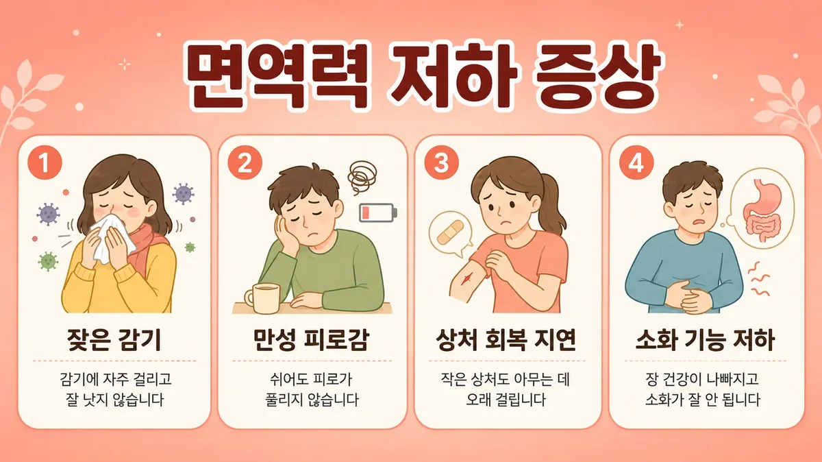 인천 송도 더율한의원 - 면역력 저하 증상