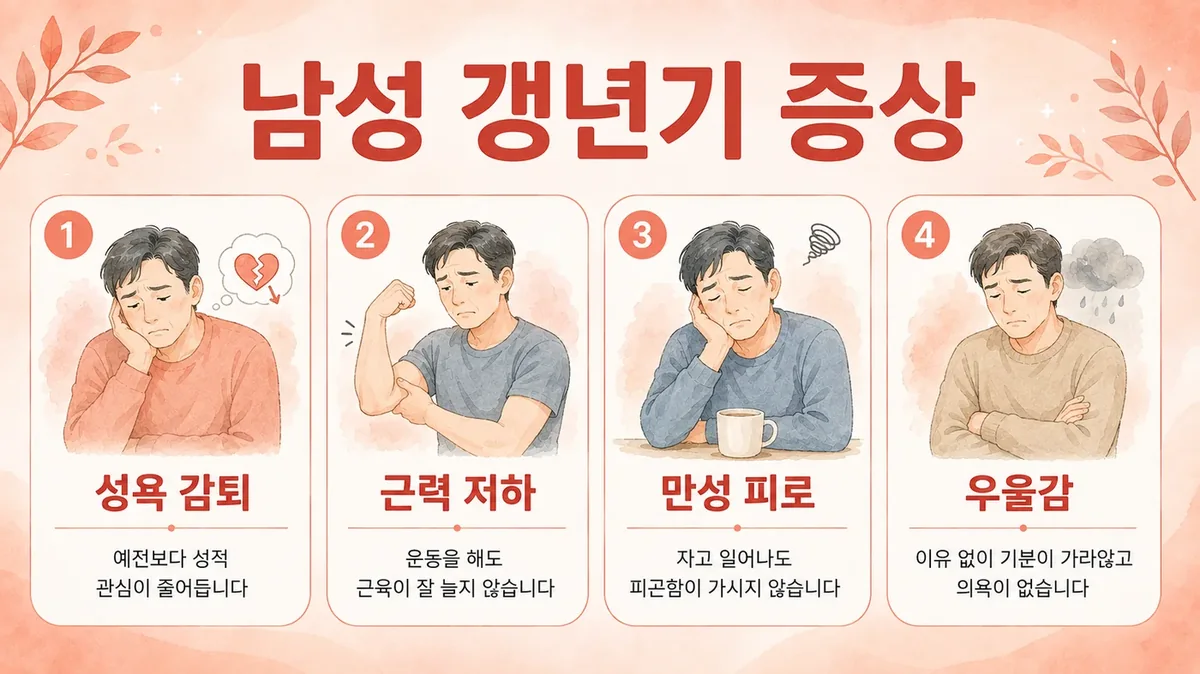 인천 송도 더율한의원 - 남성 갱년기 증상