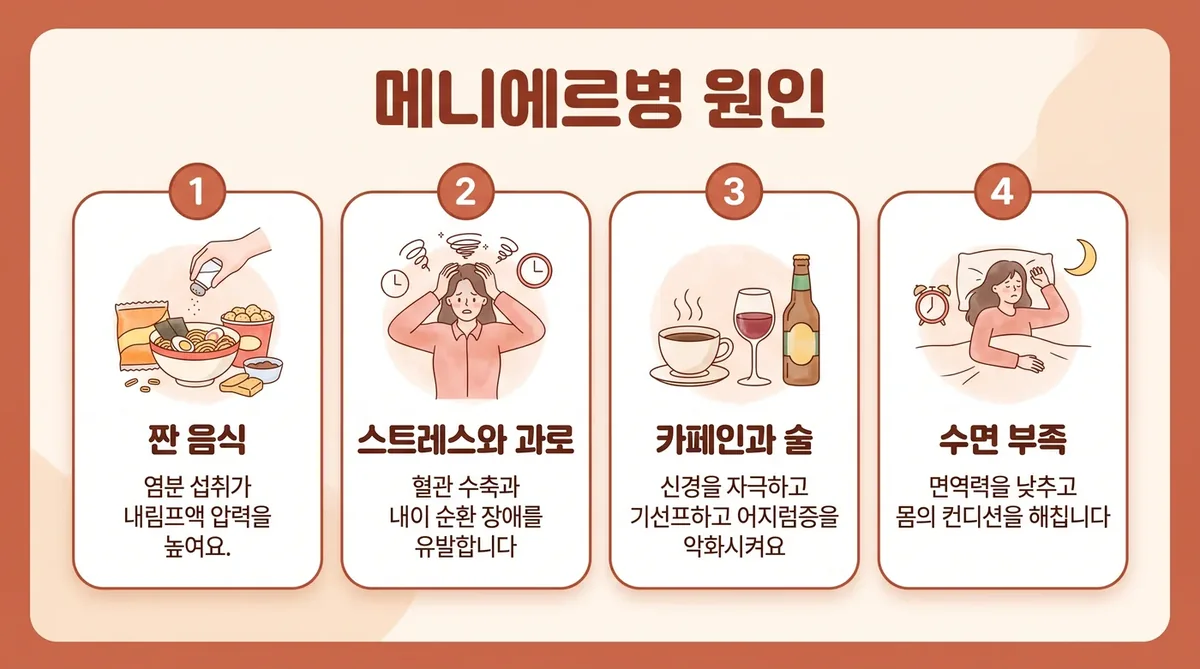 인천 송도 더율한의원 - 메니에르병 원인