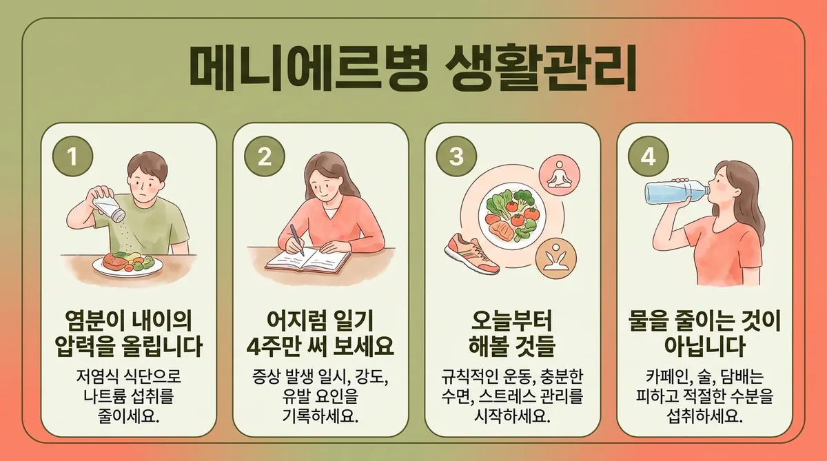 인천 송도 더율한의원 - 메니에르병 생활관리