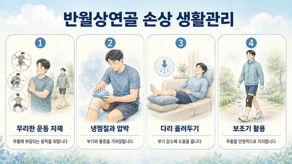 인천 송도 더율한의원 - 반월상연골 손상 생활관리