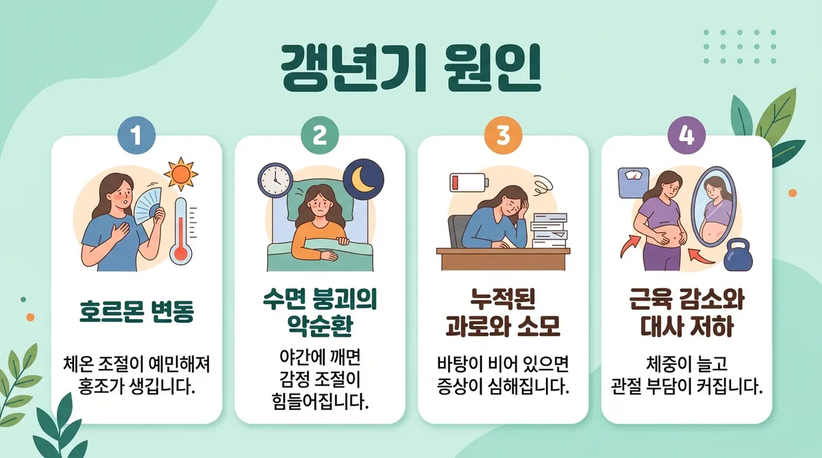 인천 송도 더율한의원 - 갱년기 원인