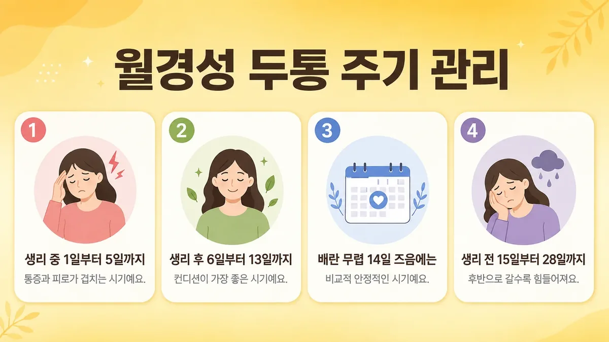 인천 송도 더율한의원 - 월경성 두통 주기 관리