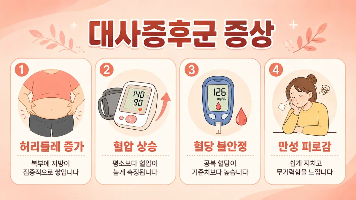 인천 송도 더율한의원 - 복부비만·대사증후군 증상