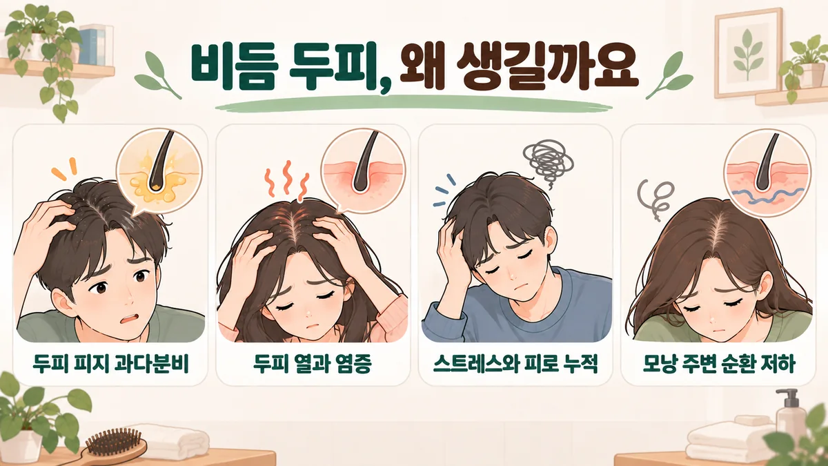 미추홀구한의원 비듬 원인 - 두피가 기름집니다·두피가 마릅니다·지친 때 늘어납니다