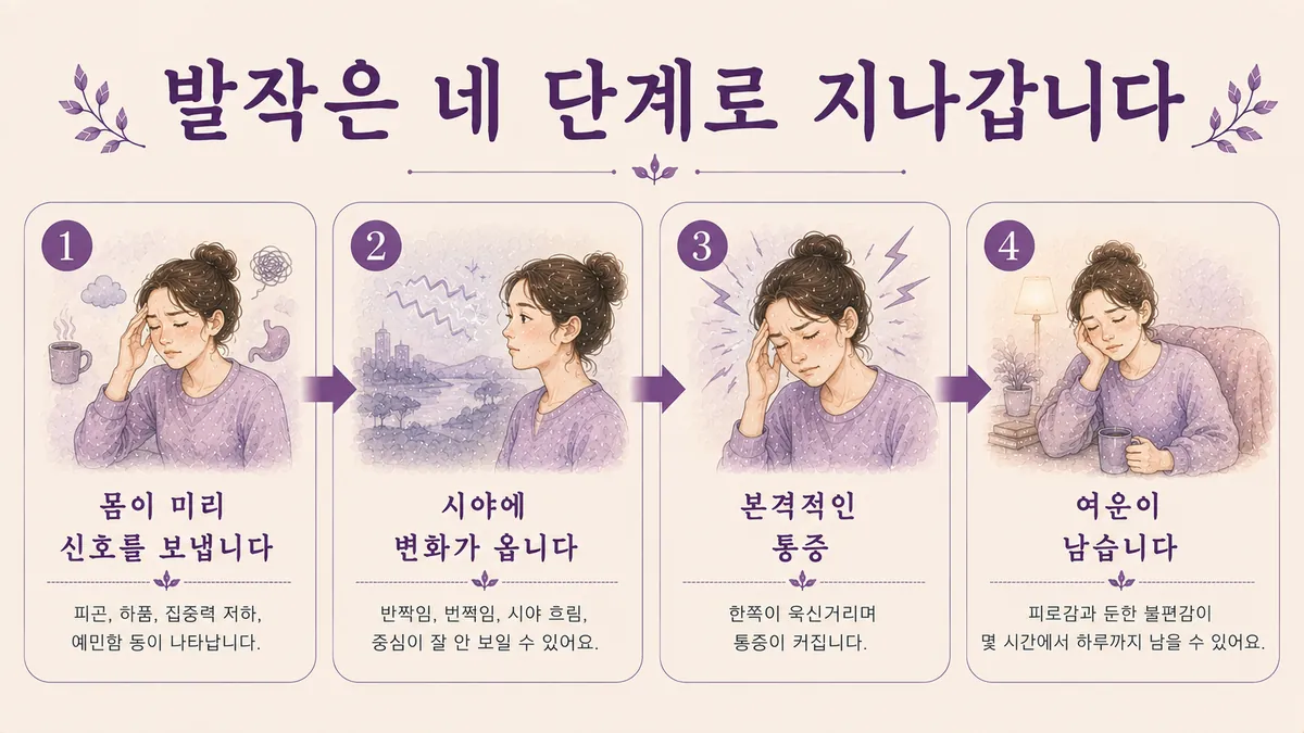 인천 송도 더율한의원 - 편두통 증상