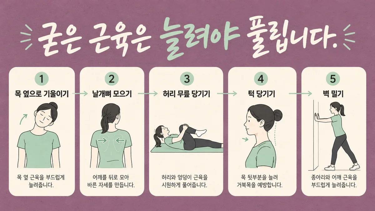 인천 송도 더율한의원 - 담 결림·근육통 운동
