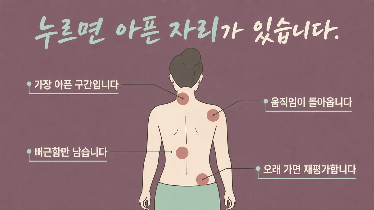 인천 송도 더율한의원 - 담 결림·근육통 증상