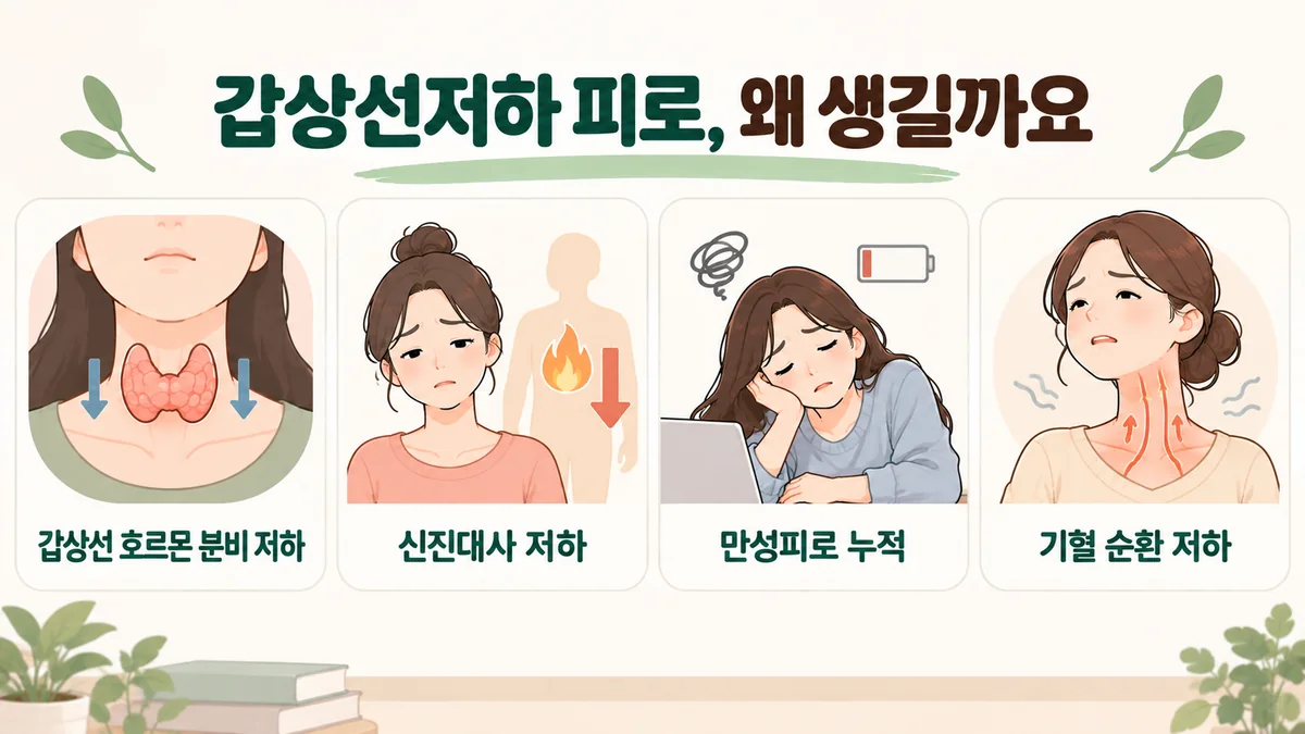 구월동한의원 갑상선 정상 피로 원인 - 잠이 얕습니다·재료가 모자랍니다·쉬는 법을 잃었습니다