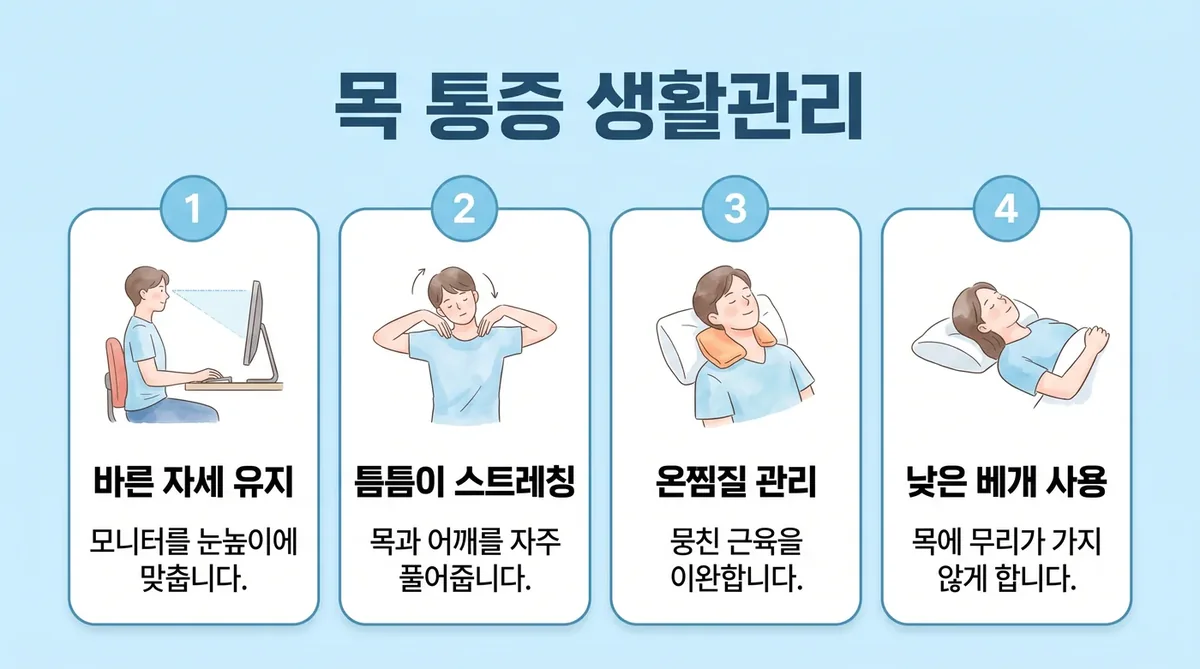 인천 송도 더율한의원 - 목 통증 생활관리
