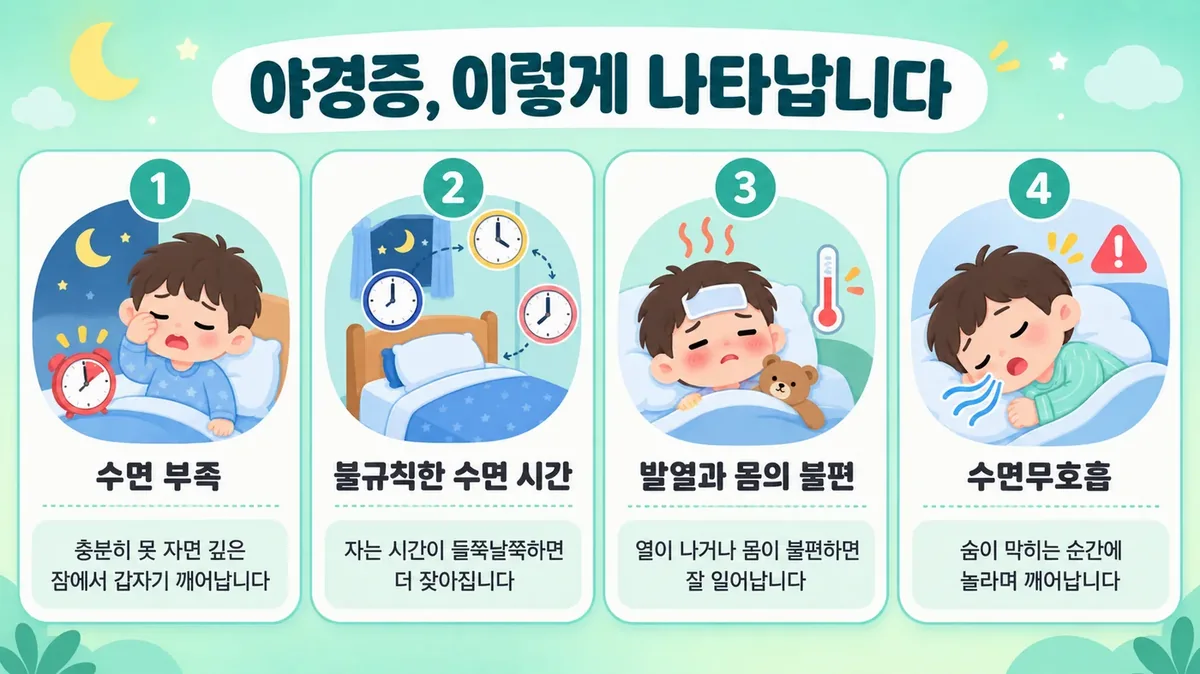 인천 송도 더율한의원 - 야경증 원인