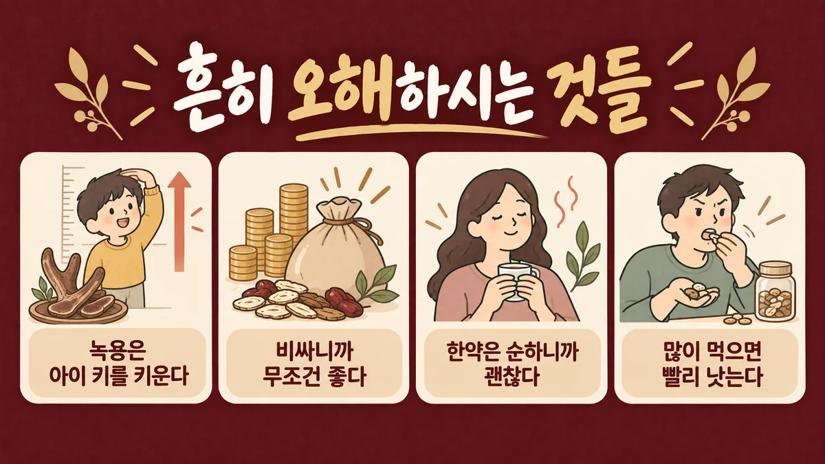 인천 송도 더율한의원 - 녹용경옥고 주의사항