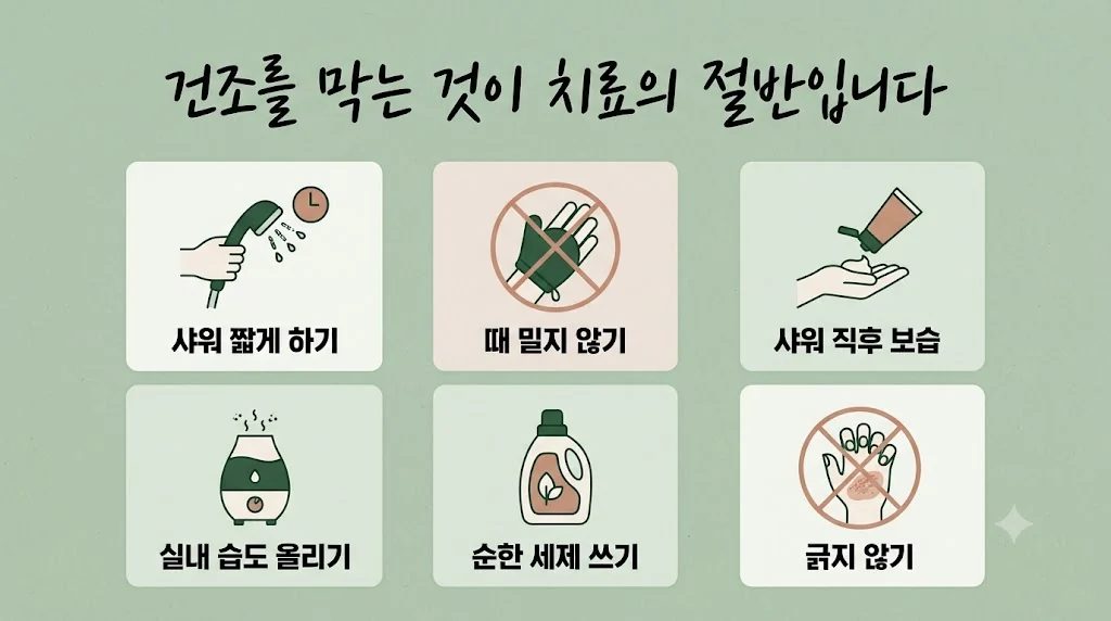 인천 송도 더율한의원 - 화폐상 습진 생활관리