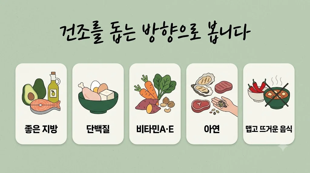 인천 송도 더율한의원 - 화폐상 습진 음식