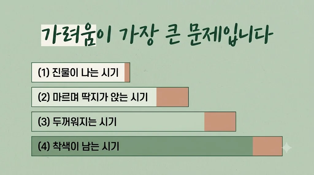 인천 송도 더율한의원 - 화폐상 습진 증상