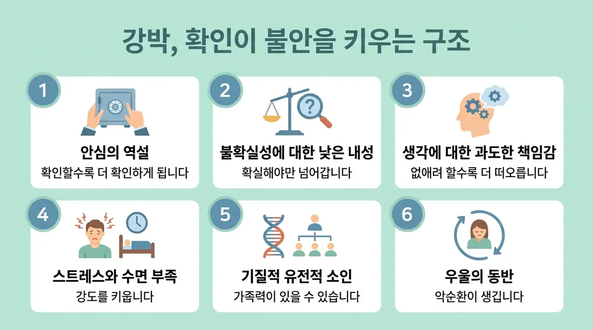 인천 송도 더율한의원 - 강박 원인